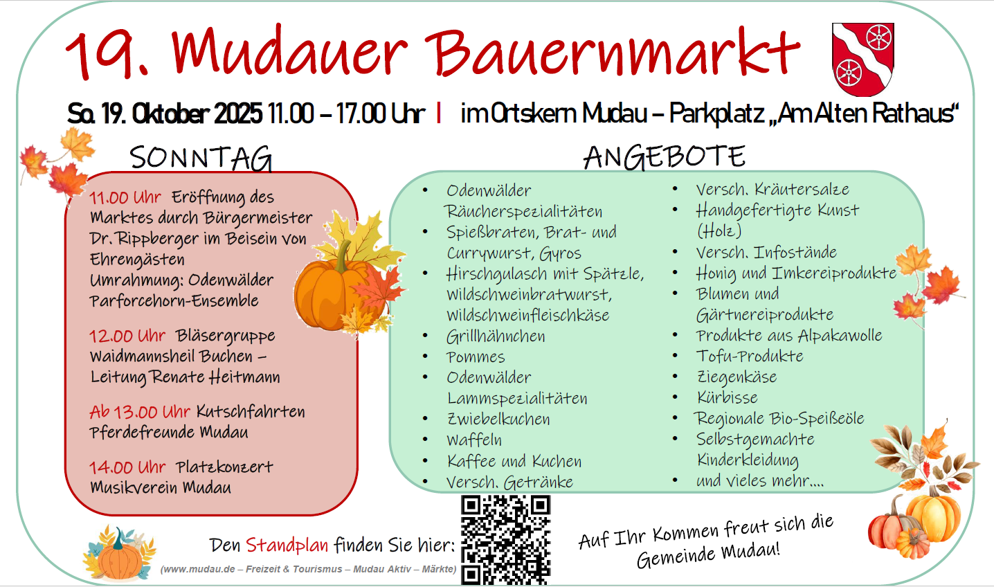 Mudauer Bauernmarkt - Angebote