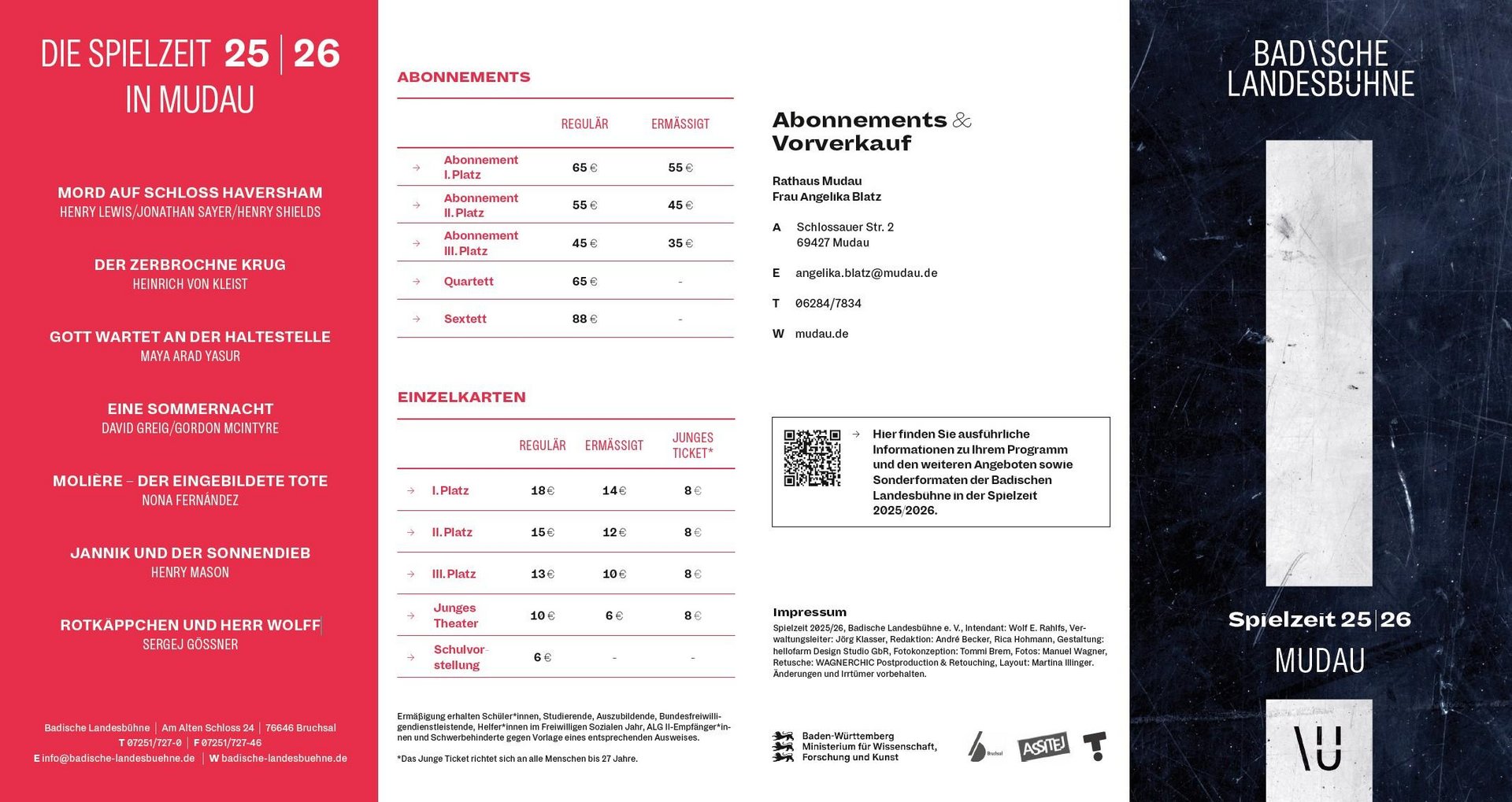 Die Spielzeit 25/26 in Mudau